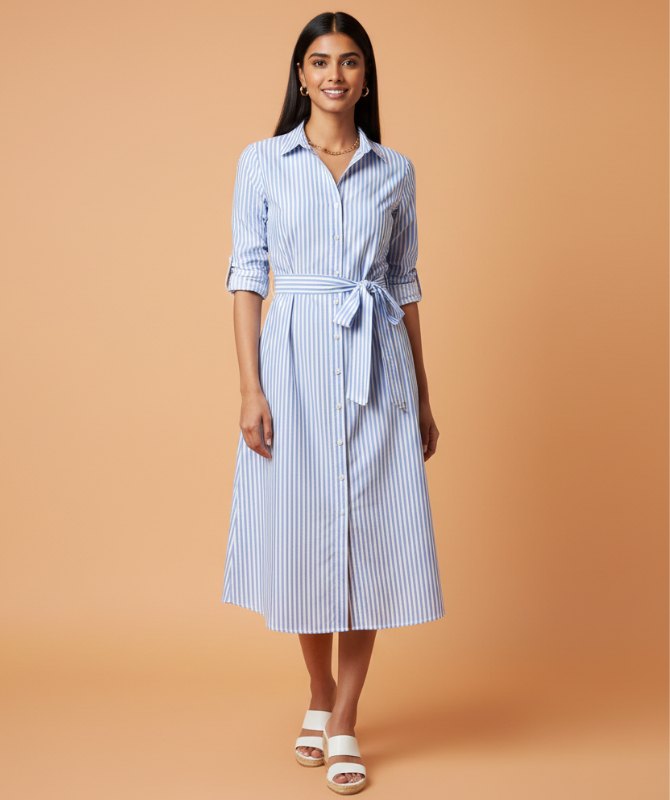 Korean Style Midi Dress