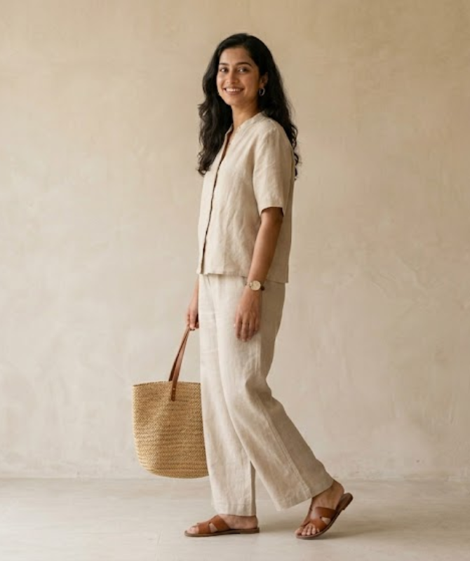Linen Co-Ord Summer Set hover